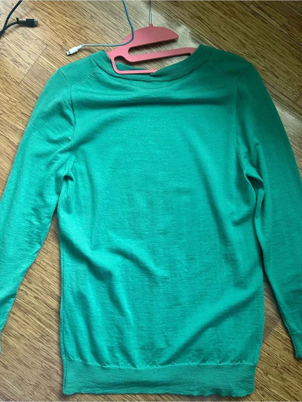 J. Crew Tippi Merino Teal Wool Sweater Size Medium